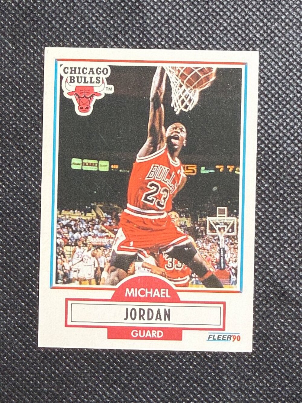 Fleer 1990-91 Michael Jordan #26 Chicago Bulls NBA HOF